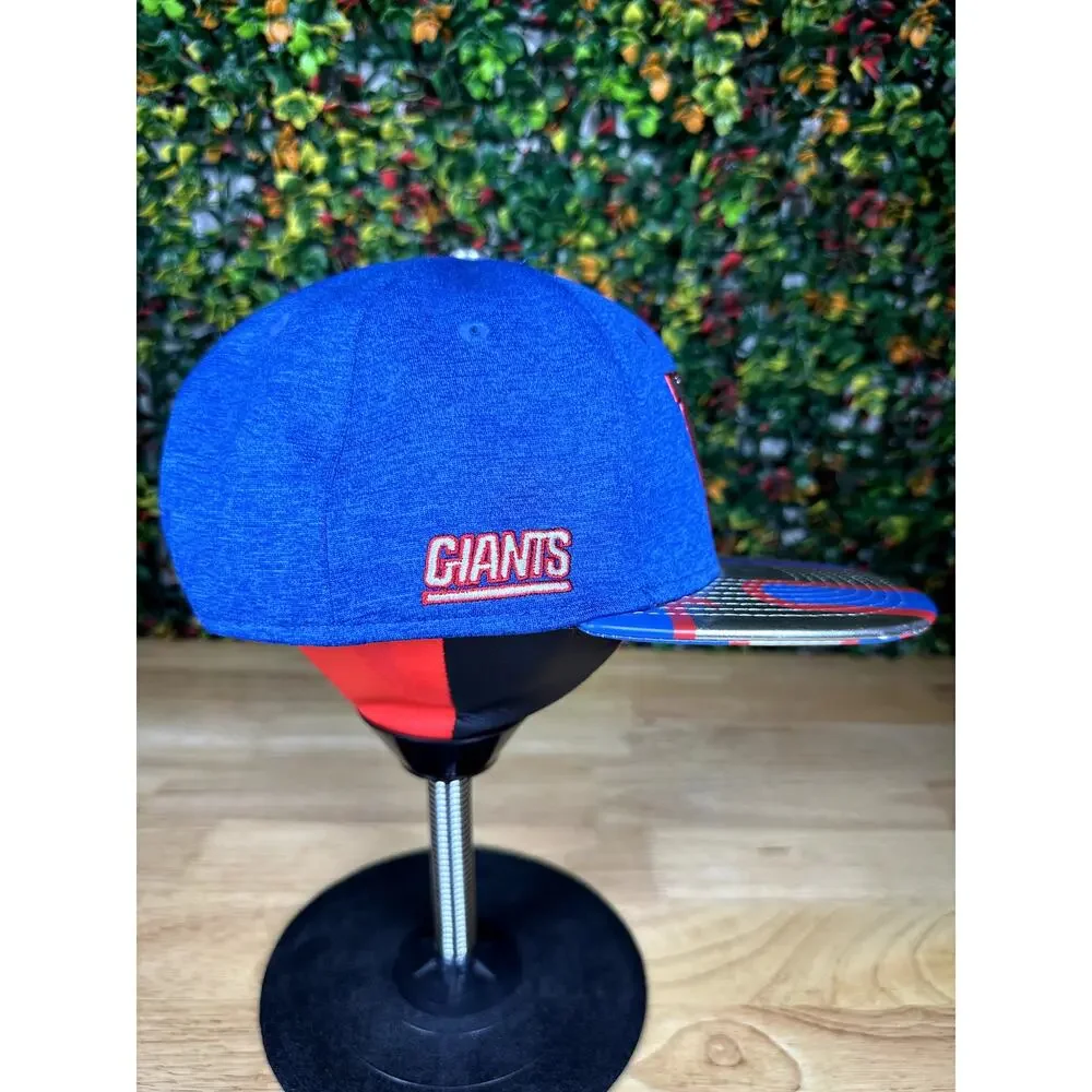 New York Giants NFL Draft 2017 New Era 9Fifty Snapback Hat NY‎ Blue Red Silver